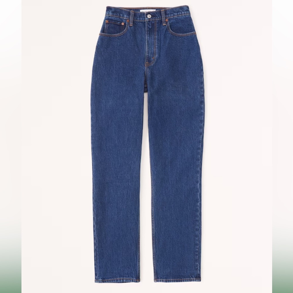 Abercrombie Curve Love Ultra High Rise 90s Straight Jean